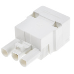 RS PRO Non-Fused Terminal Block, 3-Way, 16A, 2.5 mm² Wire, Screw Down Termination