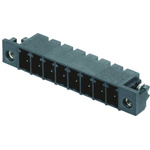 Weidmüller 3.81mm Pitch 3 Way Right Angle Pluggable Terminal Block, Header, Through Hole, Solder Termination