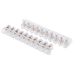 RS PRO Non-Fused Terminal Block, 10-Way, 24A, 1.5 mm² Wire, Screw Termination