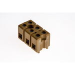 Weidmuller Terminal Strip, 24A, 22 → 12 AWG Wire