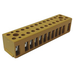 Weidmuller Terminal Strip, 12-Way, 32A, 22 → 12 AWG Wire, Screw Termination