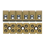 Weidmuller Terminal Strip, 41A, 22 → 10 AWG Wire