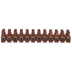RS PRO Non-Fused Terminal Block, 12-Way, 32A, 12 AWG Wire, Screw Termination