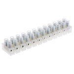 RS PRO Non-Fused Terminal Block, 12-Way, 17.5A, 16 AWG Wire, Screw Termination