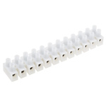 RS PRO Non-Fused Terminal Block, 12-Way, 41A, 10 AWG Wire, Screw Termination