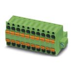 Phoenix Contact 5.08mm Pitch 9 Way Pluggable Terminal Block, Plug, Spring Cage Termination