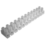 RS PRO Non-Fused Terminal Block, 12-Way, 30 → 76A, 6 AWG Wire, Screw Down Termination