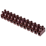 RS PRO Non-Fused Terminal Block, 12-Way, 4 mm² Wire, Screw Termination