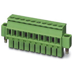 Phoenix Contact 3.81mm Pitch 15 Way Pluggable Terminal Block, Plug, Cable Mount, Screw Termination