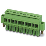 Phoenix Contact 3.5mm Pitch 6 Way Pluggable Terminal Block, Plug, Cable Mount, Screw Termination