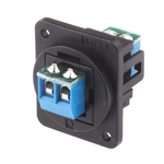 RS PRO Terminal Block Connector, 2-Way, 10A, Feed Through Termination