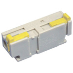 Sato Parts Non-Fused Terminal Block, 1-Way, 10A, 24 → 14 AWG, 26 → 14 AWG Wire, Spring Cage Termination