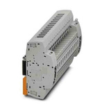 Phoenix Contact UTRE Series UTRE 6-2/13 Non-Fused Terminal Block, 26-Way, 30A, 24 → 8 AWG Wire, Screw Termination