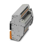 Phoenix Contact PTRE Series PTRE 6-2/10 Non-Fused Terminal Block, 20-Way, 30A, 20 → 8 AWG Wire, Push In