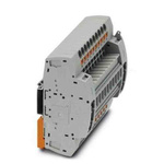 Phoenix Contact PTRE Series PTRE 6-2/11 Non-Fused Terminal Block, 22-Way, 30A, 20 → 8 AWG Wire, Push In