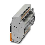 Phoenix Contact PTRE Series PTRE 6-2/13 Non-Fused Terminal Block, 26-Way, 30A, 20 → 8 AWG Wire, Push In