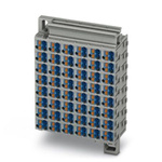 Phoenix Contact PTMC Series PTMC 1,5/48-2 /BU Pluggable Terminal Block, 17.5A, 14 → 26 AWG Wire, Push In