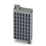 Phoenix Contact PTMC Series PTMC 1,5/48-3 /BU 19Z Pluggable Terminal Block, 17.5A, 14 → 26 AWG Wire, Push In