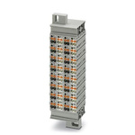 Phoenix Contact PTMC Series PTMC 1,5/32-2H 19Z A-H Pluggable Terminal Block, 17.5A, 14 → 26 AWG Wire, Push In