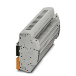 Phoenix Contact UTRE Series UTRE 6-2/16 Terminal Strip, 32-Way, 30A, 24 → 8 AWG Wire, Screw Termination