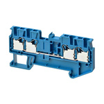 Omron DIN Rail Terminal Block, 17.5A, 14 AWG Wire, Push In Termination