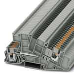 Phoenix Contact PTI Series PTI 2,5-L Non-Fused Terminal Block, 2-Way, 24A, 26 → 12 AWG Wire, Push In Termination