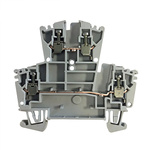 Rockwell Automation 1492 Series Screw Terminal, 4-Way, 24A, 22 → 12 AWG Wire, Screw Cage Termination