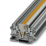 Phoenix Contact UTME Series UTME 4 Disconnect Terminal Block, 2-Way, 28A, 26-10-2020 AWG Wire, Screw Termination