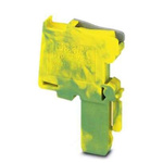 Phoenix Contact SPV Series SPV 2,5/ 1 GNYE Terminal Plug, 1-Way, 24A, 28 - 12 Wire, Spring Cage Termination