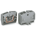 Wago 264 Series Terminal Block, 1-Way, 24A, 28 → 12 AWG Wire, Cage Clamp Termination