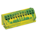 Wago 812 Series Terminal Block, 12-Way, 20 → 12 AWG Wire, Push-In Cage Clamp Termination