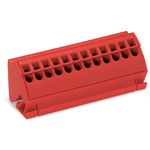 Wago 812 Series Terminal Block, 12-Way, 96A, 20 → 12 AWG Wire, Push-In Cage Clamp Termination