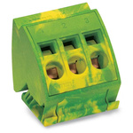 Wago 812 Series Terminal Block, 3-Way, 14 → 6 AWG Wire, Cage Clamp Termination