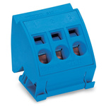 Wago 812 Series Terminal Block, 3-Way, 96A, 14 → 6 AWG Wire, Cage Clamp Termination