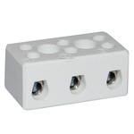 CAMDENBOSS CHTB Series Terminal Block, 3-Way, 57A, 10 mm2 Wire, Screw Termination