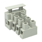 CAMDENBOSS CFTBN Series Fused Terminal Block, 4-Way, 13A, 25 mm Wire, Screw Termination