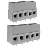 CAMDENBOSS CTB Series PCB Terminal Block, 6-Way, 24A, 2.5 mm² Wire, Clamp Termination