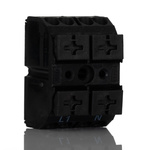 Wago 862 Series Terminal Strip, 2-Way, 32A, 20 → 12 AWG, Wire, Push-In Cage Clamp Termination