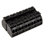 Wago 862 Series Terminal Strip, 5-Way, 32A, 20 → 12 AWG, Wire, Push-In Cage Clamp Termination