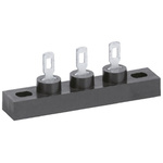 Sato Parts Non-Fused Terminal Block, 3-Way, 10A, Solder Termination