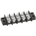 Sato Parts Non-Fused Terminal Block, 4-Way, 6A, Screw Down Termination