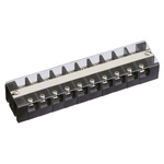 Sato Parts Non-Fused Terminal Block, 10-Way, 30A, Screw Down Termination