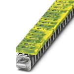 Phoenix Contact PTPOWER Series AKG 4 GNYE Non-Fused Terminal Block, 41A, 0.5 → 6 mm² Wire, Screw Termination