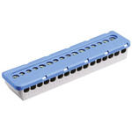Entrelec MISTRAL65 Series Non-Fused Terminal Block, 16-Way, 100A, 6 mm², 16 mm² Wire, Screw Termination