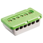 Entrelec MISTRAL65 Series Non-Fused Terminal Block, 6-Way, 100A, 6 mm², 16 mm² Wire, Screw Termination