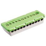 Entrelec MISTRAL65 Series Non-Fused Terminal Block, 11-Way, 100A, 6 mm², 16 mm² Wire, Screw Termination