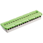 Entrelec MISTRAL65 Series Non-Fused Terminal Block, 16-Way, 100A, 6 mm², 16 mm² Wire, Screw Termination