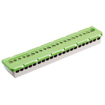 Entrelec MISTRAL65 Series Non-Fused Terminal Block, 21-Way, 100A, 6 mm², 16 mm² Wire, Screw Termination