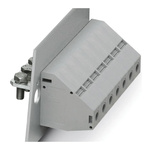 Phoenix Contact COMBICON Power Series HDFKV 50-VP GNYE Feed Through Terminal Block, 150A, Screw Termination