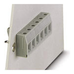 Phoenix Contact COMBICON Power Series VDFK 4/K GNYE Feed Through Terminal Block, 32A, Screw Termination